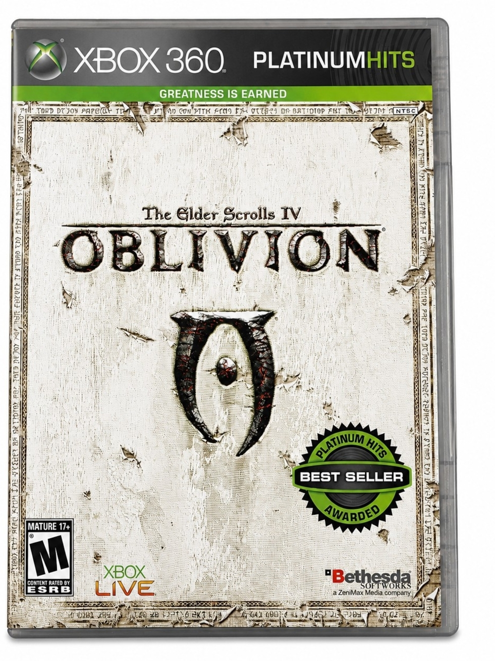 Bethesda The Elder Scrolls IV: Oblivion - Xbox 360 Platinum Hits Game